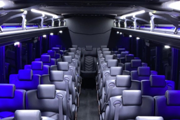 Fort Smith Charter Bus Interior