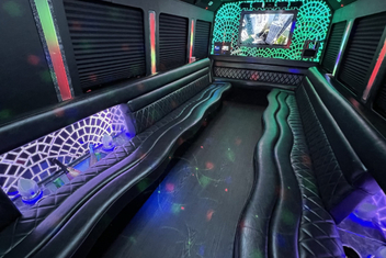 Fort Smith Limo Bus Interior