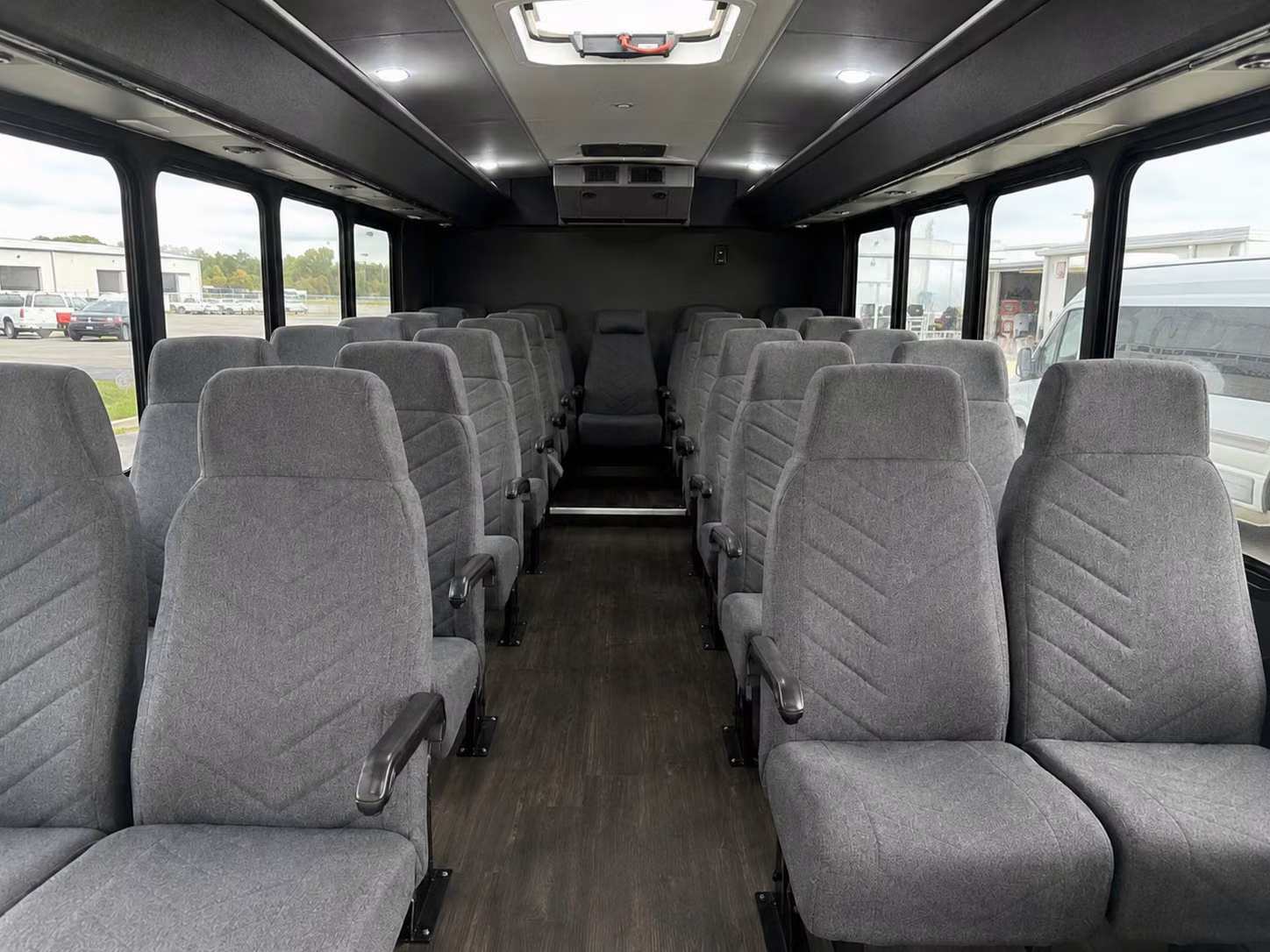 15 passenger minibus interior
