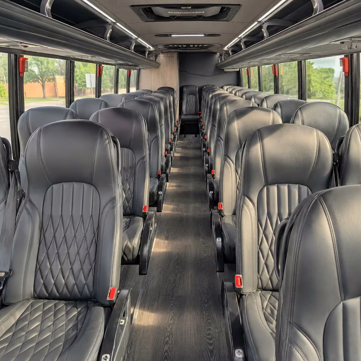 30 passenger minibus interior