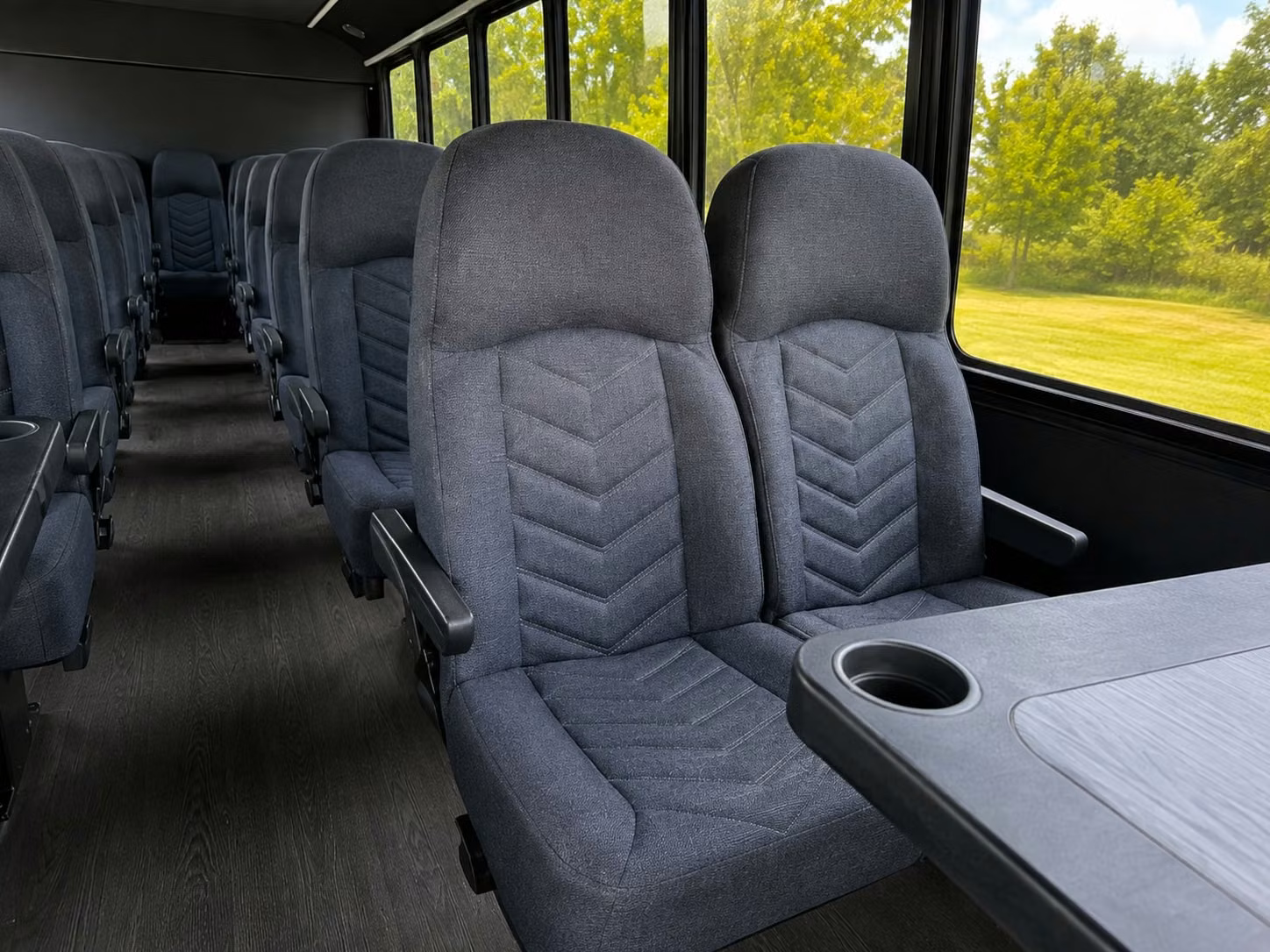 corporate event bus rentals in fort smith
