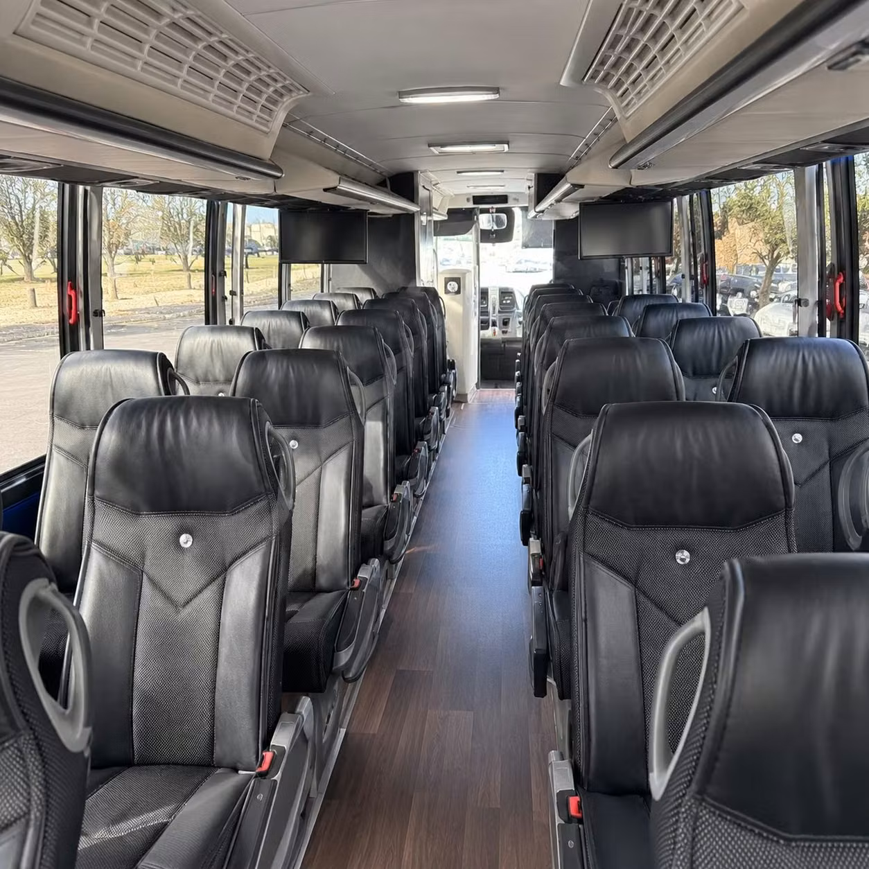 fort smith charter bus interior