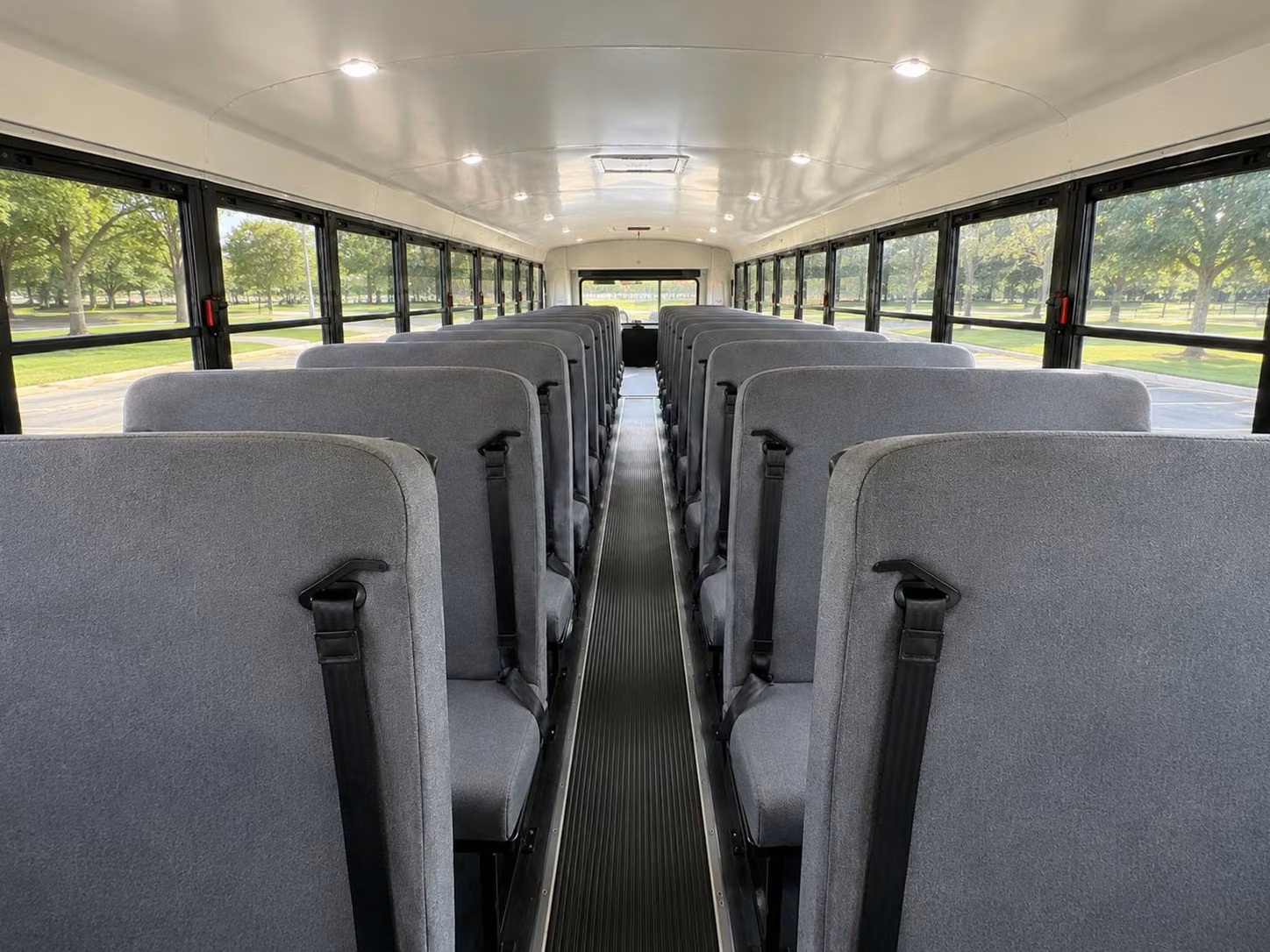 school bus interior